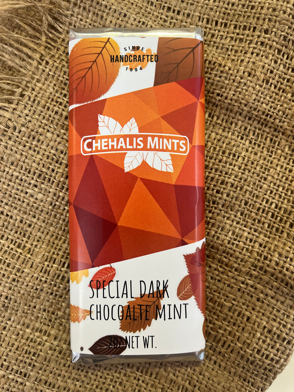 Fall Dark Chocolate Mint Bar