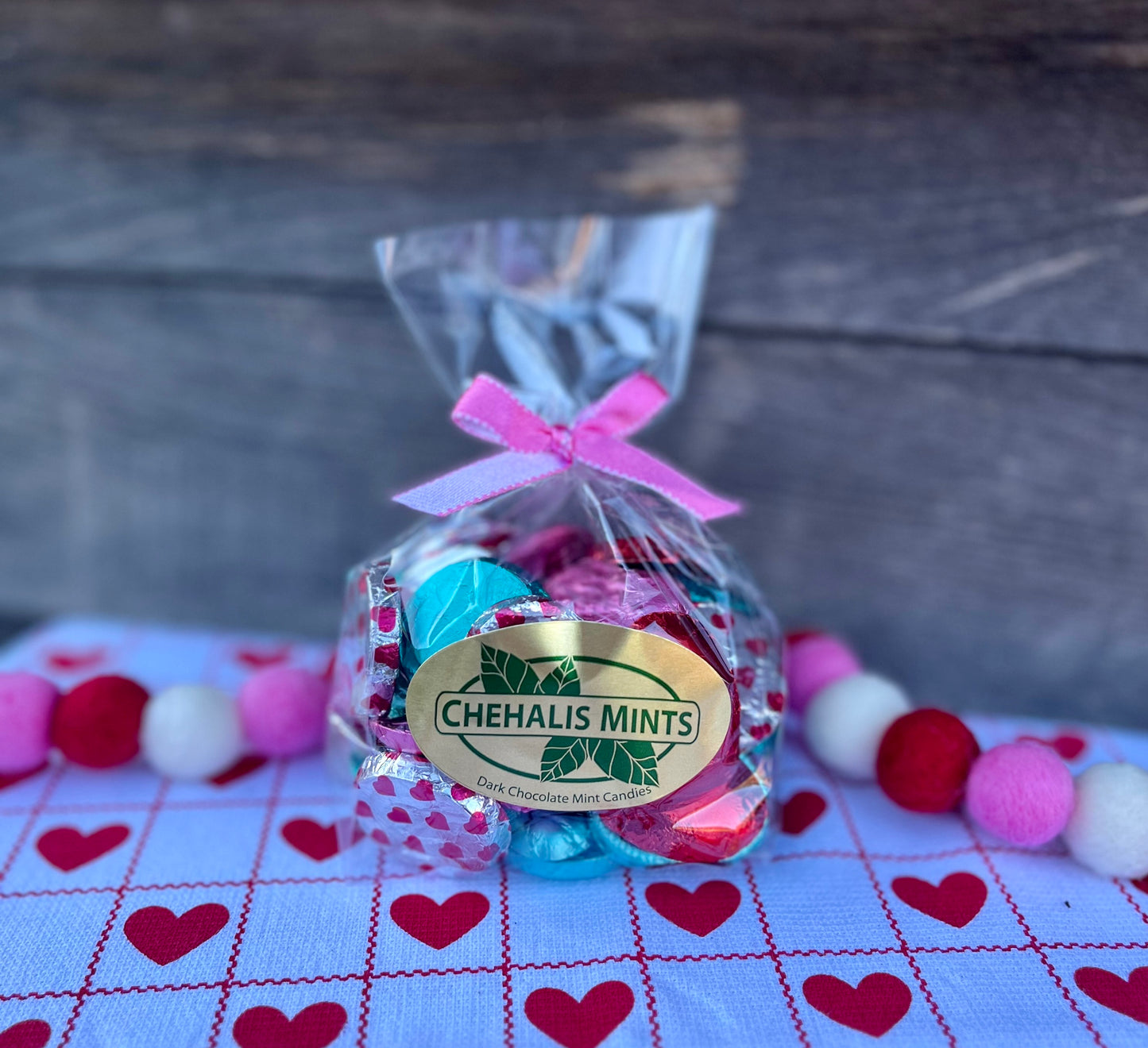 Dark Chocolate Mint Hearts