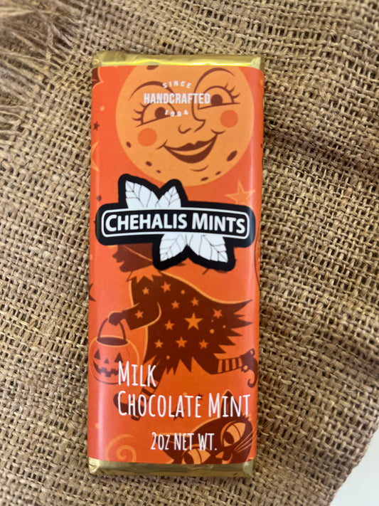 Halloween Milk Chocolate Mint Candy Bar