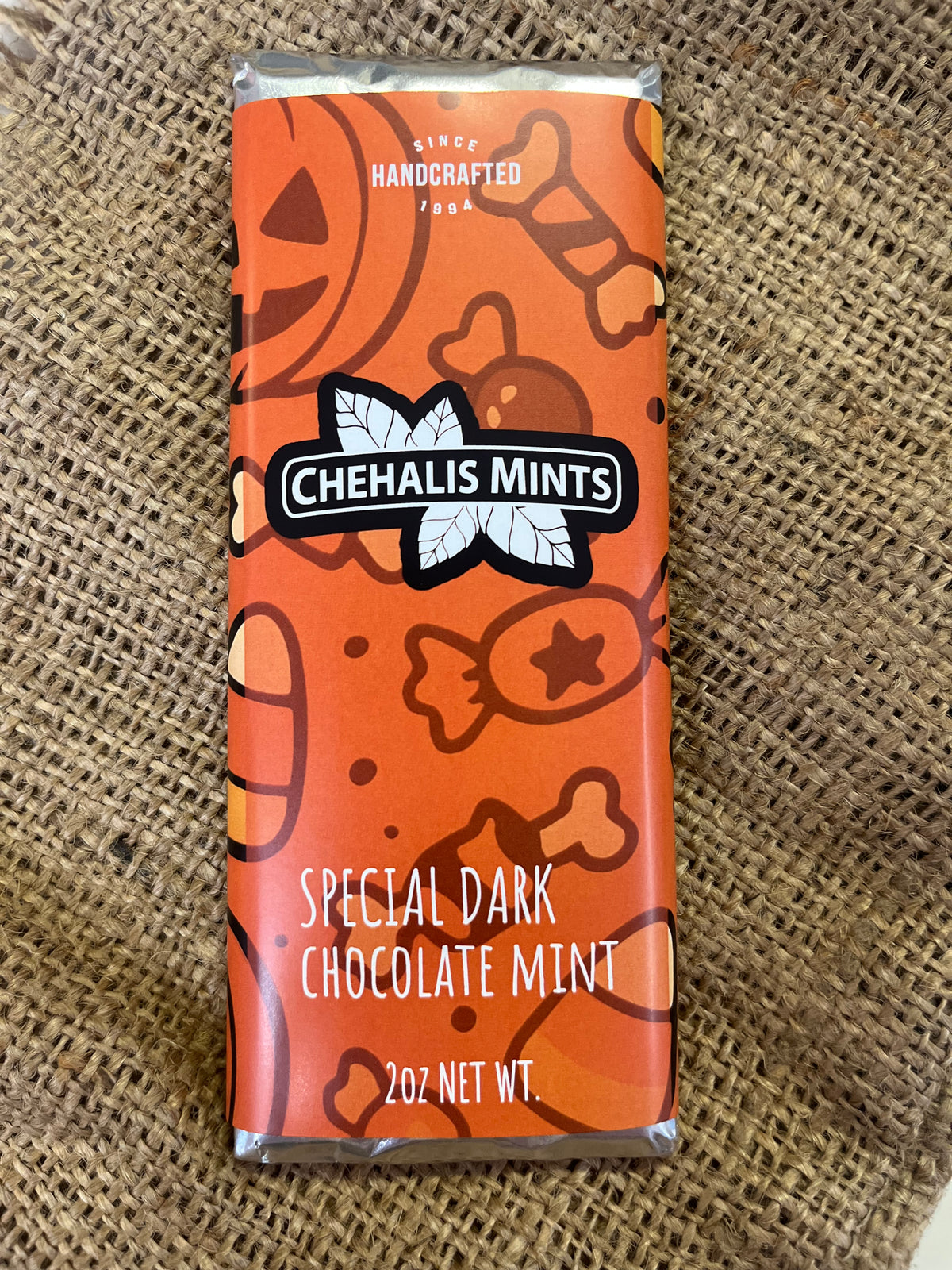 Halloween Special Dark Chocolate Mint Candy Bar