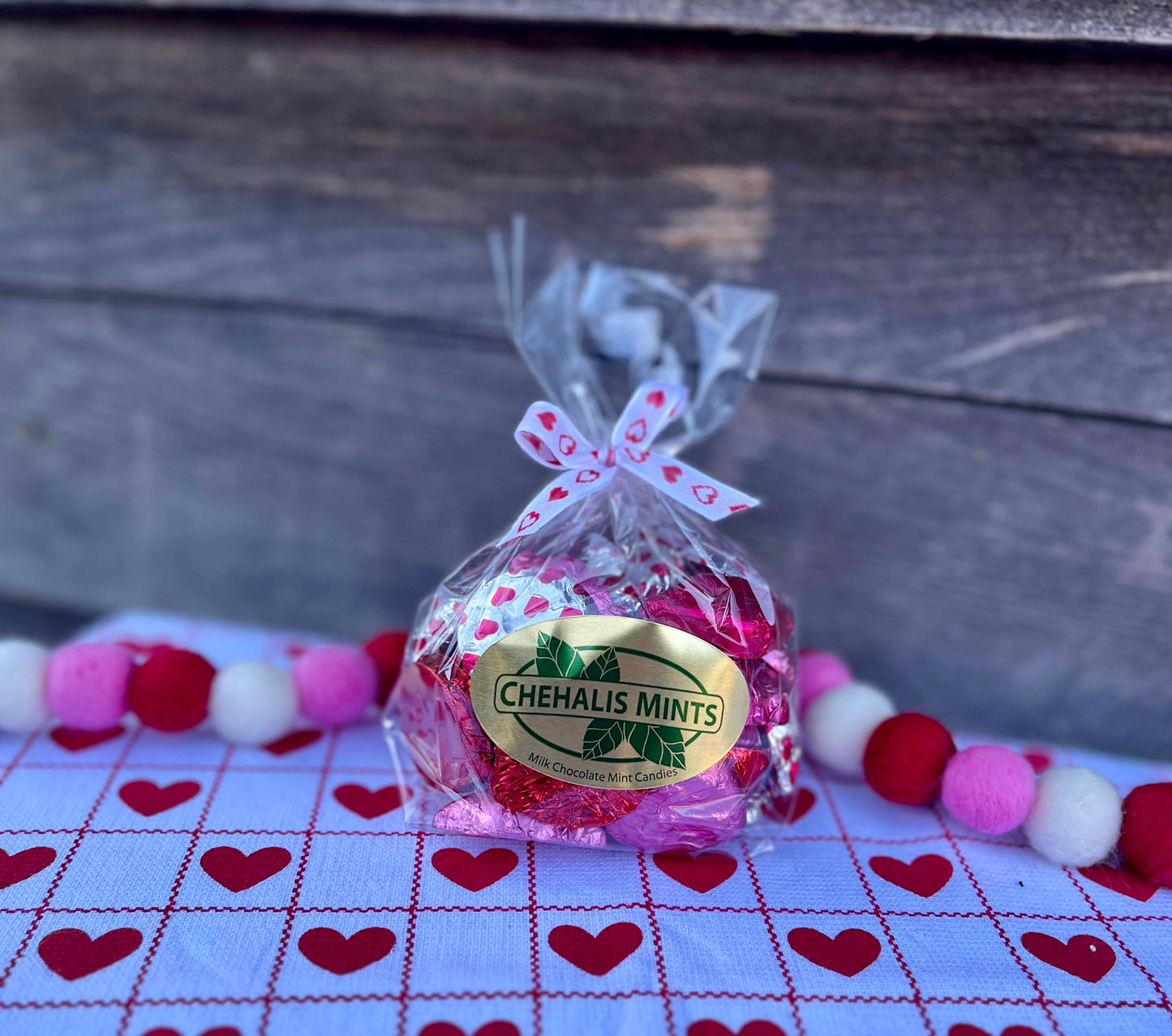 Milk Chocolate Mint Hearts